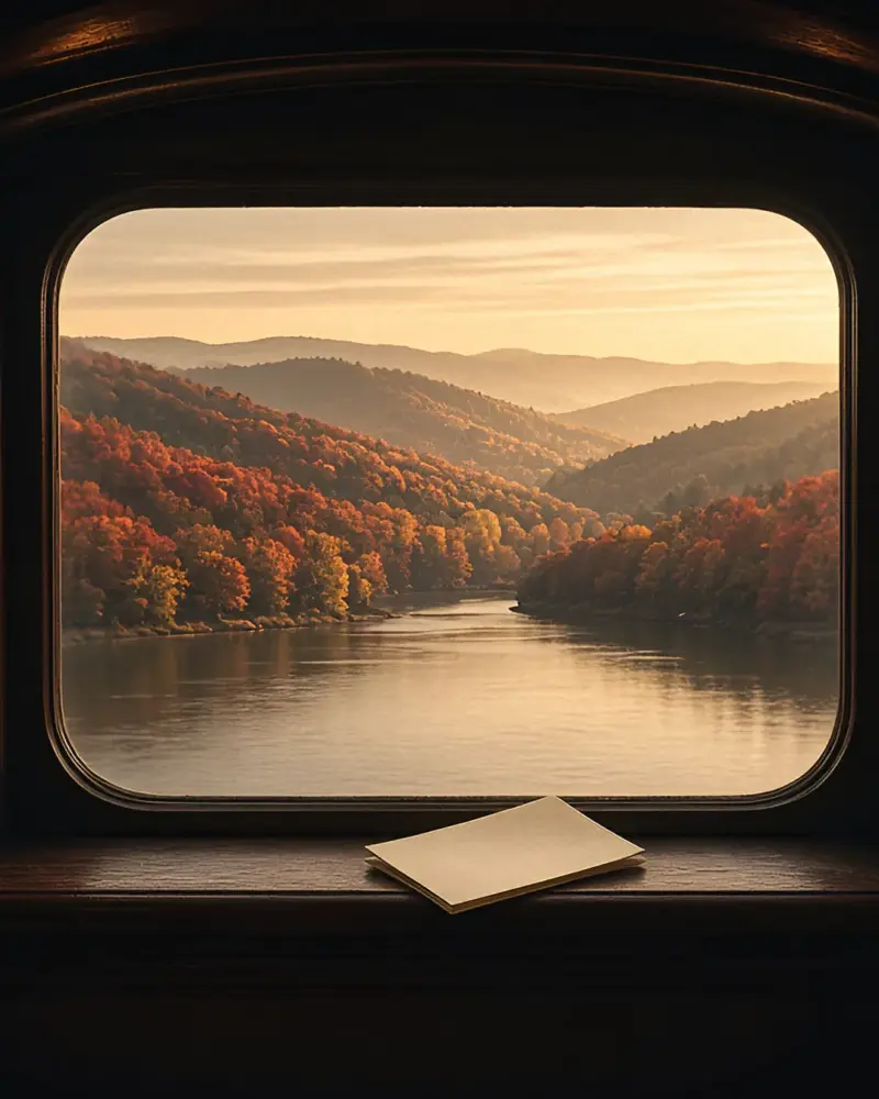 Fall Foliage near NYC by Train