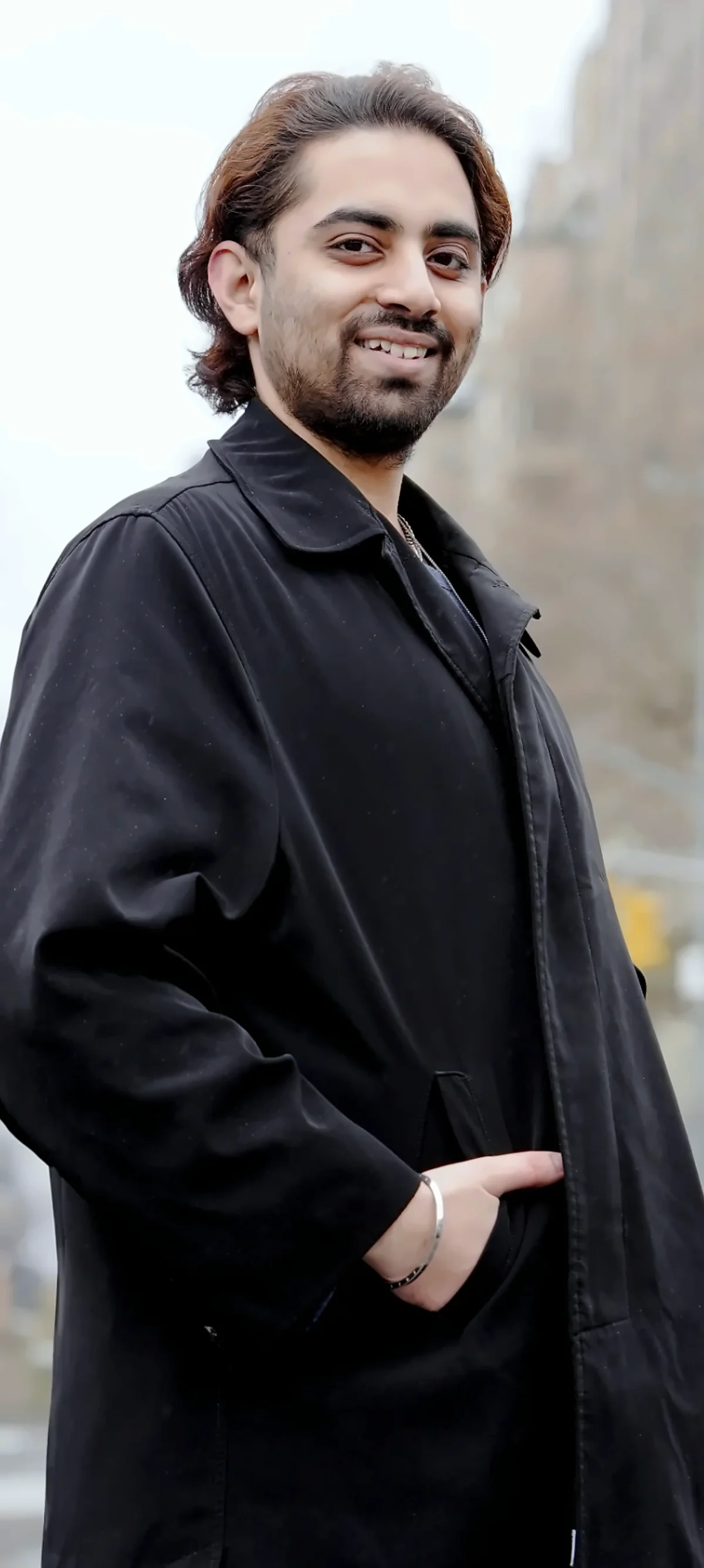 Muhammad Abdullah, author and publisher of High Tea Magazine, in New York City