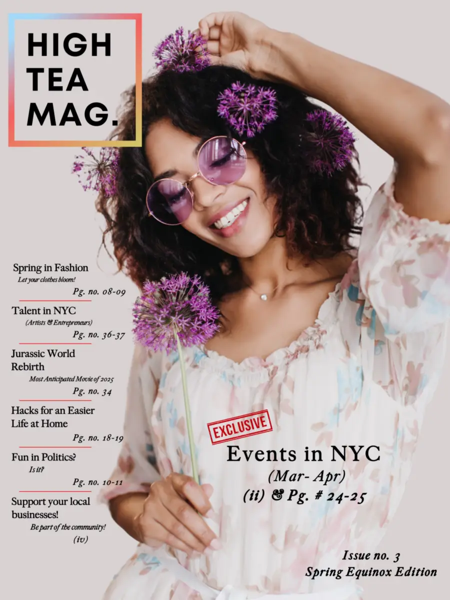 High Tea Magazine Spring Equinox edition cover, Vol. 1